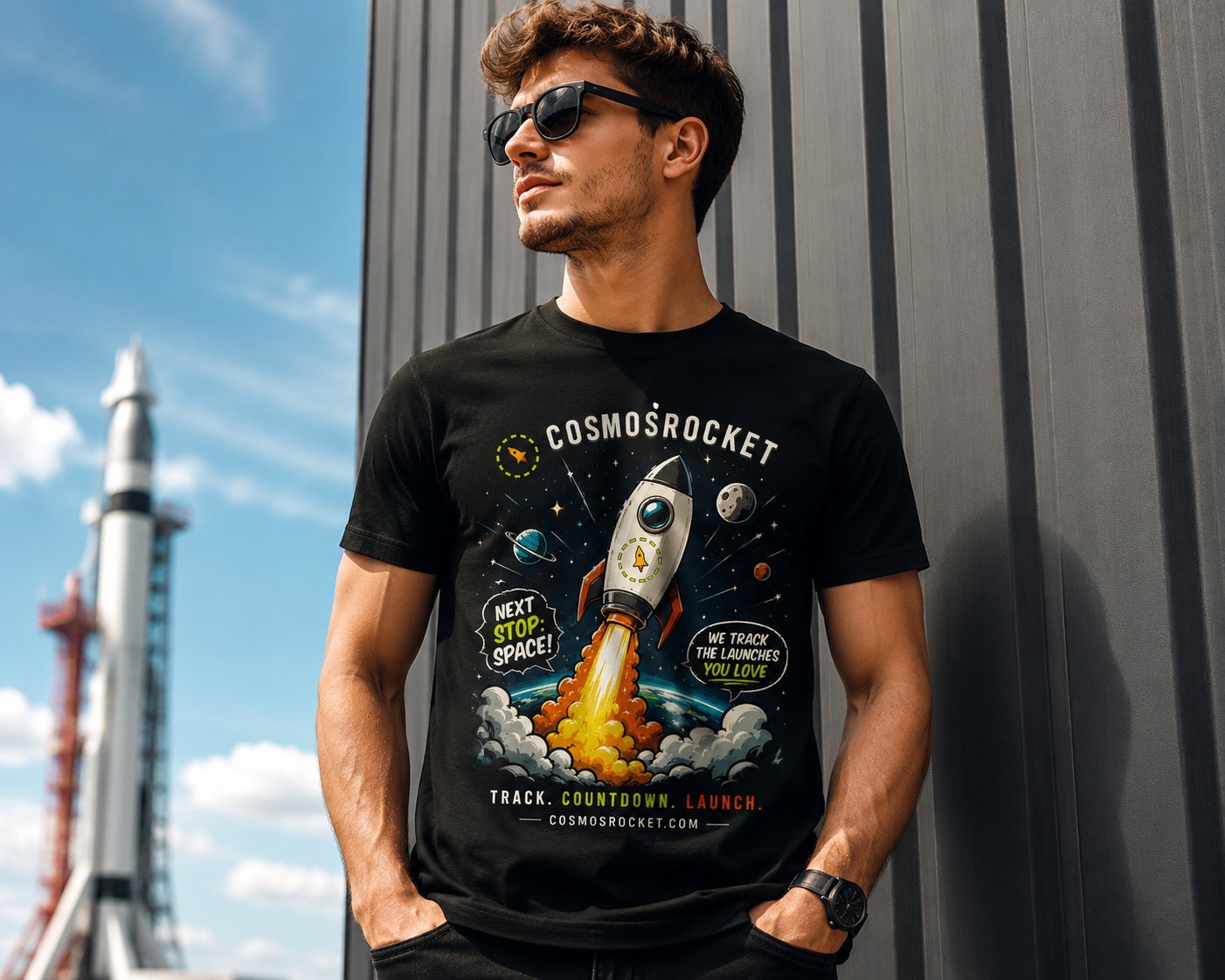 Organic Unisex T-shirt CosmosRocket